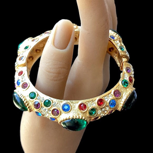 Sphinx of London Multi Cabochon &
Rhinestone Bracelet (t152) - Picture 7 of 10